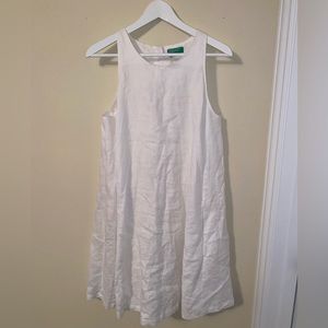 chinese dress ladies Stretch cotton and linen blend dress da donna verde main image 1